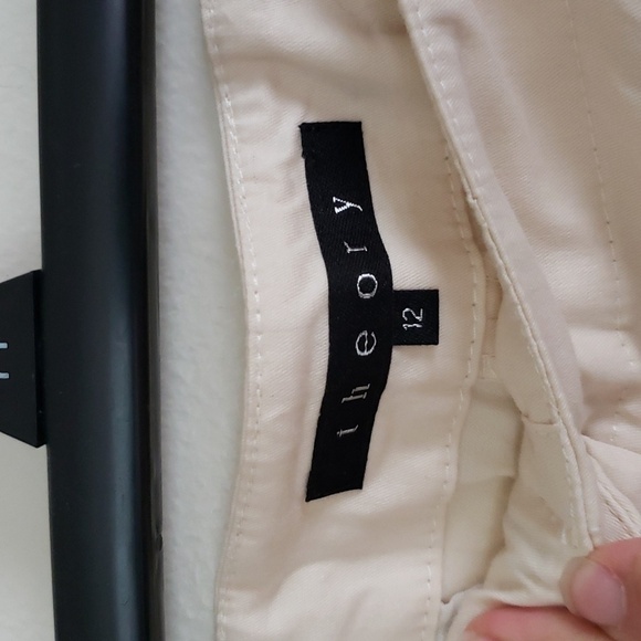 Theory Bronwyn pants in peached, women's size 12, made in USA. - Picture 5 of 11